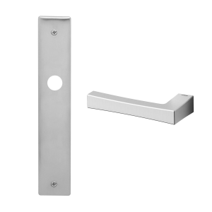 1160L Telis deurkruk op schild PC92 linkswijzend, satinchrome