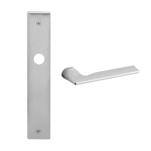 1460 Kiri deurkruk op schild BB72, satinchrome