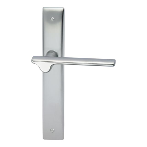 3190 Ara deurkruk op langschild WC55/8, satinchrome/chrome