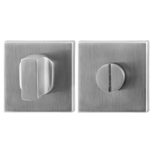 GPF0911.02 toiletgarnituur 50x50x8mm stift 5mm RVS geborsteld
