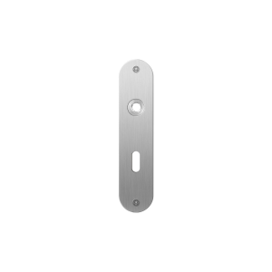 GPF1100.12L/R plaatschild afgerond BB56 links-/ rechtsdraaiend RVS geborsteld