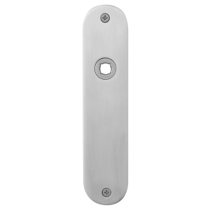 GPF1100.12L/R plaatschild afgerond links-/ rechtsdraaiend RVS geborsteld