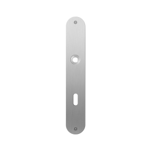 GPF1100.22L/R plaatschild afgerond BB72 links-/ rechtsdraaiend RVS geborsteld