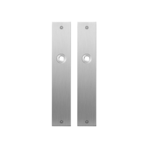 GPF1100.26 plaatschild rechthoekig blind RVS geborsteld
