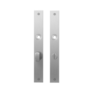 GPF1100.28 plaatschild rechthoekig WC63/8 grote knop RVS geborsteld