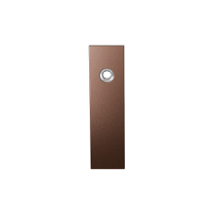 GPF1115.A2L kortschild rechthoekig blind linksdraaiend Bronze blend