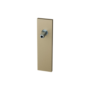 GPF1115.A4.400 kortschild rechthoekig blind Champagne blend met vastgelaste knopvastzetter