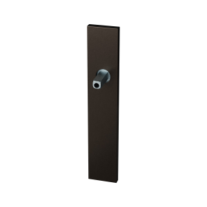 GPF1125.A1.411 langschild rechthoekig BB72 Dark blend met vastgelaste knopvastzetter