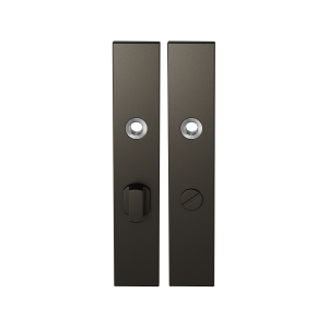 GPF1125.A1 langschild rechthoekig WC63/8 grote knop Dark blend