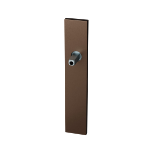 GPF1125.A2.442 langschild rechthoekig PC72 Bronze blend met vastgelaste knopvastzetter