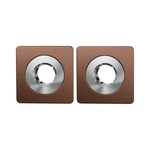 GPF1142.A2 Minimalistische rozet 28x28x1,5mm Bronze Blend