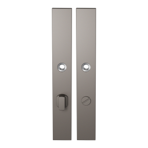 GPF1175.A3 langschild rechthoekig WC72/8 grote knop Mocca blend