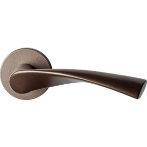 GPF1340.A2-00 Bronze blend deurkruk Kino op ronde rozet