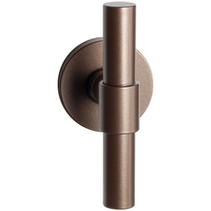 GPF3046.A2-05L Bronze blend kruiskruk Hipi Deux op ronde rozet, linkswijzend