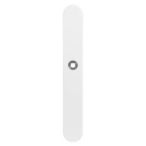 GPF8100.80L langschild XL afgerond blind linksdraaiend wit