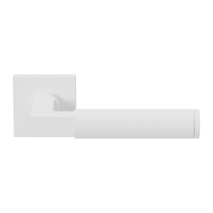 GPF8214.62-02 witte deurkruk Kuri op vierkante rozet