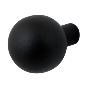 GPF8854.61 zwart kogel knop 50mm t.b.v. veiligheidsschilden vast