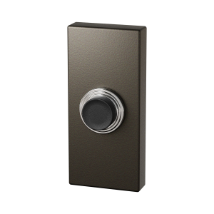 GPF9826.A1.1101 rechthoekige deurbel 70x32x10 mm Dark blend