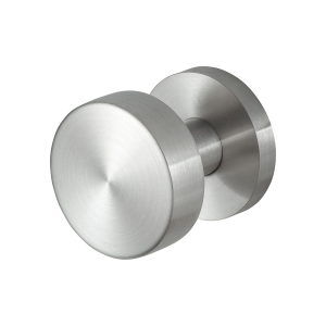 GPF9952.09-00 RVS mat vlakke knop 52x16mm met ronde rozet