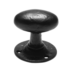 KP1550 knopkruk 63x39mm op rozet ovaal 60mm draaibaar