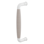 Deurgreep jaren 30 Ika wit met eiken whitewash 207x60mm