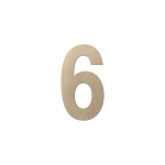 GPF Champagne blend huisnummer 6 L, 200 mm