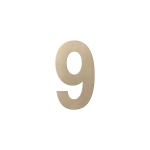 GPF Champagne blend huisnummer 9 L, 200 mm
