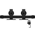 GPF0508.61 schuifdeursysteem Mutka zwart 220 cm