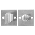 GPF0911.08 toiletgarnituur 50x50x2mm stift 5mm RVS geborsteld