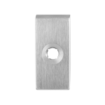 GPF1100.01 rozet 70x32x10mm RVS geborsteld