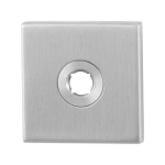 GPF1100.02 rozet 50x50x8mm RVS geborsteld
