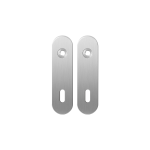 GPF1100.10 kortschild afgerond BB72 RVS geborsteld