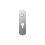 GPF1100.10L kortschild afgerond PC55 linksdraaiend RVS geborsteld