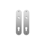 GPF1100.12 plaatschild afgerond PC72 RVS geborsteld