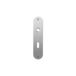 GPF1100.12L/R plaatschild afgerond BB56 links-/ rechtsdraaiend RVS geborsteld