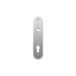 GPF1100.12L/R plaatschild afgerond PC72 links-/ rechtsdraaiend RVS geborsteld