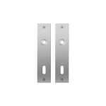 GPF1100.16 plaatschild rechthoekig BB72 RVS geborsteld