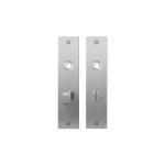 GPF1100.16 plaatschild rechthoekig WC55/8 normale knop RVS geborsteld
