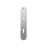 GPF1100.21L/R plaatschild afgerond BB72 links-/ rechtsdraaiend RVS geborsteld