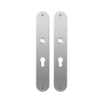 GPF1100.22 plaatschild afgerond PC55 RVS geborsteld