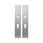 GPF1100.25 langschild rechthoekig PC55 RVS geborsteld