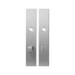 GPF1100.25 langschild rechthoekig WC72/8 normale knop RVS geborsteld