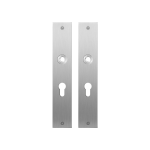 GPF1100.26 plaatschild rechthoekig PC55 RVS geborsteld