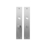 GPF1100.26 plaatschild rechthoekig WC55/8 normale knop RVS geborsteld