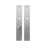 GPF1100.27 plaatschild rechthoekig WC63/8 normale knop RVS geborsteld