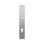 GPF1100.27L/R plaatschild rechthoekig PC85 links-/ rechtsdraaiend RVS geborsteld