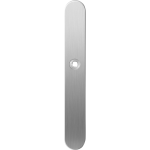 GPF1100.70R langschild XL afgerond blind rechtsdraaiend RVS geborsteld