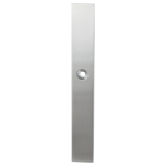 GPF1100.75 langschild XL rechthoekig BB56 RVS geborsteld