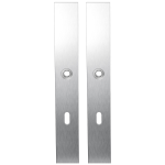 GPF1100.75 langschild XL rechthoekig BB72 RVS geborsteld
