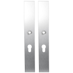 GPF1100.75 langschild XL rechthoekig PC55 RVS geborsteld